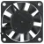 NMB-MAT 2406KL-05W-B30 DC 24V 0.08A 2 Wires Axial Cooling Fan