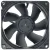 NMB 08025SA-12N-FL DC 12V 0.18A 3 Wires Axial Cooling Fan