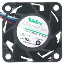 Nidec W40S12BS3D5-57T03A3 DC 12V 0.67A 4 Wires PWM Cooling Fan