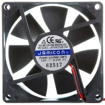 JAMICON JF0825B1M 12V 0.15A DC Brushless 2 Wires Axial Cooling Fan
