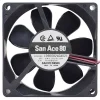 Sanyo 109R0824G4021 DC 24V 0.2A 2 Wires Axial Cooling Fan