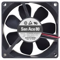 Sanyo 109R0824G4021 DC 24V 0.2A 2 Wires Axial Cooling Fan