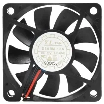 YaLn Fan D60BM-12A DC 12V 0.13A 2 Wires Axial Cooling Fan