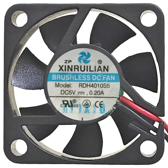 XINRUILIAN RDH4010S5 5V 0.20A DC Brushless 2 Wires Axial Cooling Fan