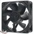 NMB 08025SA-24K-EA DC 24V 0.04A 2 Wires Axial Cooling Fan