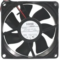 NMB 08025SA-24K-EA DC 24V 0.04A 2 Wires Axial Cooling Fan