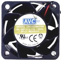 AVC DB04028B24M DC 24V 0.17A 4 Wires Ball Bearing PWM Cooling Fan