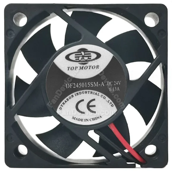 TOP MOTOR DF245015SM-A DC 24V 0.13A 2 Wires Axial Cooling Fan