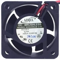 ADDA AD0405LB-C50 5V 0.14A DC Brushless 2 Wires Axial Cooling Fan