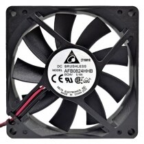 Delta AFB0824HHB DC 24V 0.15A 2 Wires / 3 Wires Brushless Cooling Fan