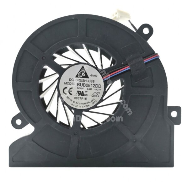 Delta BUB0812DD DC 12V 0.58A 3 Wires Brushless Blower Cooling Fan