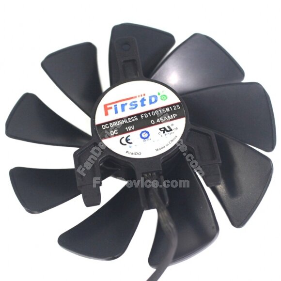 Firstd FD10015M12S DC 12V 0.45AMP Brushless Axial Cooling Fan