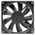 ONG HUA HA9215VH12FD-F00 DC 12V 0.36A 2 Wires 9015 Axial Cooling Fan