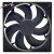 KAKU KA1225-5000D24BML DC 24V 0.5A 2 Wires Axial Cooling Fan