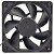 Protechnic MGA12012XR-O25 DC 12V 0.52A 2 Wires 2700RPM Axial Cooling Fan