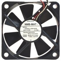 NMB-MAT 2406GL-05W-B39 DC 24V 0.10A 2 Wires / 3 Wires Axial Cooling Fan