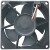 NMB 08025VE-12P-GLD DC 12V 0.68A IP68 Waterproof Axial Cooling Fan