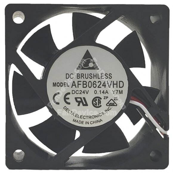 Delta AFB0624VHD DC 24V 0.14A 2 Wires / 3 Wires Brushless Axial Cooling Fan