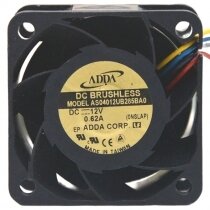 ADDA AS04012UB285BA0 DC 12V 0.62A 4 Wires Brushless Axial Cooling Fan