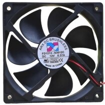 ARX FD1212-S3012C DC 12V 0.37A 2 Wires Brushless Axial Cooling Fan