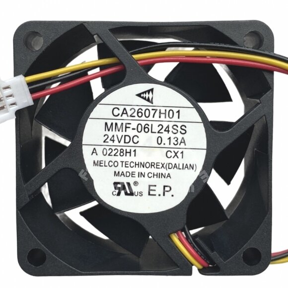 Mitsubishi MMF-06F24ES CX1 DC 24V 0.13A 3 Wires CA2607H01 Axial Cooling Fan