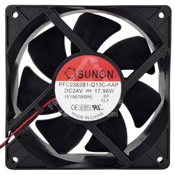 Sunon PFC0382B1-Q13C-AAP DC 24V 17.96W 2 Wires Axial Cooling Fan