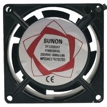 Sunon SF23080AT 8038HSL AC 220/240V 0.09A Impedance Protected Cooling Fan