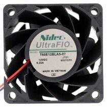 Nidec T60E12BLA5-07 DC 12V 0.55A 2 / 3 / 4 Wires Axial Cooling Fan