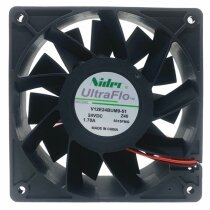 Nidec UltraFlo V12E24BUM9-51Z40 DC 24V 1.70A 2 Wires Axial Cooling Fan