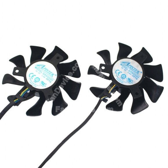 APISTEK GA82O2H DC 12V 0.36A Axial Cooling Fan