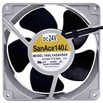 Sanyo Denki 109L1424H505 DC 24V 0.60A 2 / 3 / 4 Wires Axial Cooling Fan