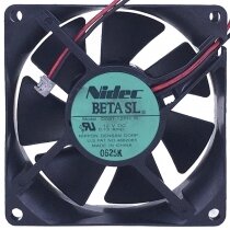 Nidec D08T-12PH R DC 12V 0.13Amp 2 Wires Axial Cooling Fan