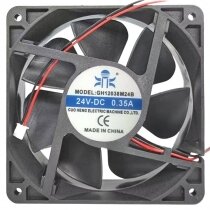 GUO HENG GH12038M24B DC 24V 0.35A 2 Wires 12038 Axial Cooling Fan