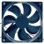 DELIXI DHAZL12025H24B DC 24V 0.25A 6W 2 Wires 2700RPM Axial Fan