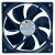 DELIXI DHAZL12025H24B DC 24V 0.25A 6W 2 Wires 2700RPM Axial Fan