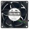 Sanyo 9GA0812P1G661 DC 12V 1.2A 2 / 3 / 4 Wires Axial Fan