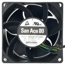 Sanyo 9GA0812P1G661 DC 12V 1.2A 2 / 3 / 4 Wires Axial Fan
