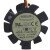 EVERFLOW T124010BU(2) DC 12V 0.18AMP 3 Wires Axial Cooling Fan