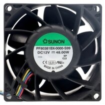 Sunon PF80381BX-0000-S99 DC 12V 48.00W 2 / 3 / 4 Wires Axial Cooling Fan