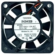 NMB 06015KA-12N-BT DC 12V 0.21A 3 Wires Axial Cooling Fan