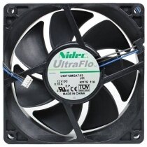 Nidec UltraFlo U92T12MGA7-53J31 DC 12V 0.18A 2 / 3 Wires 9225 Axial Fan