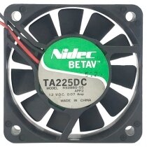 Nidec TA225DC R33980-55 DC 12V 0.07Amp 2 Wires 6015 Axial Cooling Fan