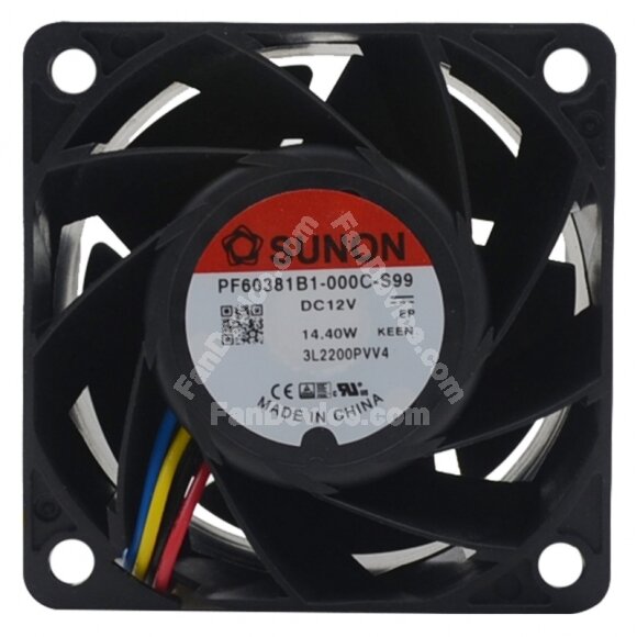 Sunon PF60381B1-000C-S99 DC 12V 14.40W PWM Cooling Fan