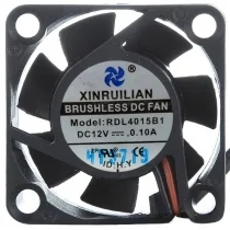 XINRUILIAN RDL4015B1 12V 0.10A DC Brushless 2 Wires Axial Cooling Fan