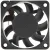 SAN JUN SJ6015MD1 12V 0.11A 2 Wires Axial Cooling Fan