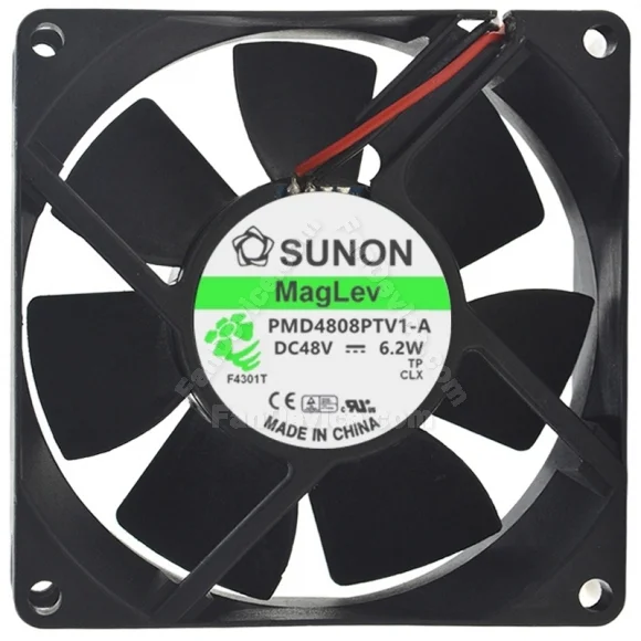 Sunon PMD4808PTV1-A 48V 6.2W 2 Wires Maglev Axial Cooling Fan