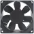 ARX FD1280-A2112E DC 12V 0.18A 2 Wires Axial Cooling Fan