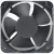 SANONDA KF18060HBL 220/240V 0.35A 50W 2 Wires Impedance Protected Cooling Fan