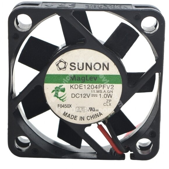 Sunon KDE1204PFV2 11.MS.A.GN DC 12V 1.0W 2 Wires / 3 Wires Axial Cooling Fan