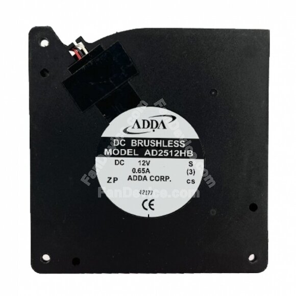 ADDA AD2512HB DC 12V 0.65A 2 Wires Blower Cooling Fan